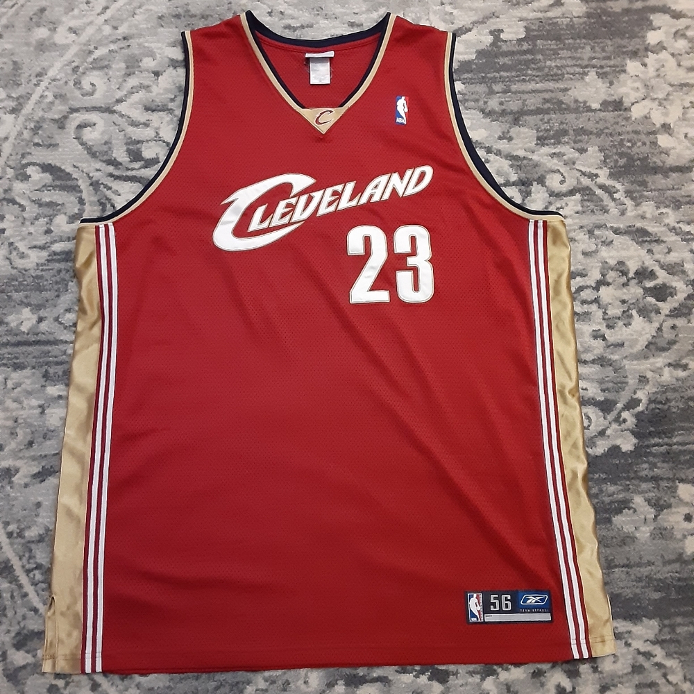 Vintage Authentic LeBron James Cavs Jersey sz 56